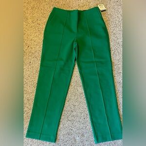 Rachel Zoe size 8 hi rise slim leg pants. Kelly green. NWT